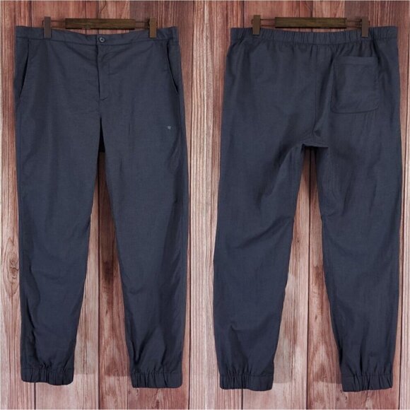 Mack Weldon Mens Size XXL Gray Blue Sunday Lounge Pants Jogger Drawstring - Picture 1 of 14